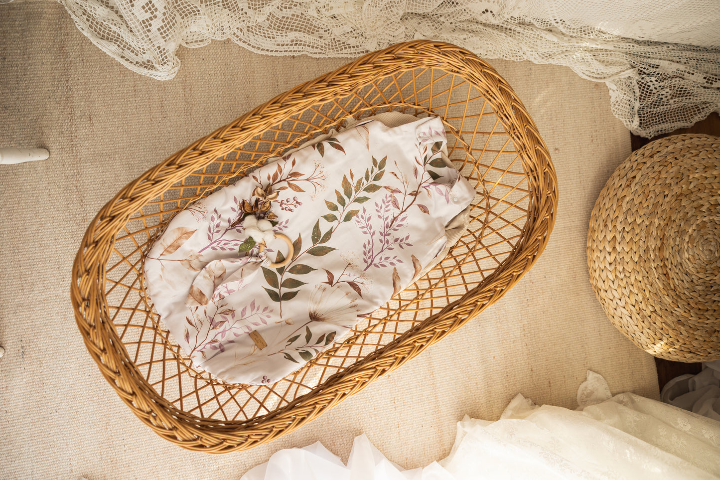 Śpiworek niemowlęcy Kwiaty