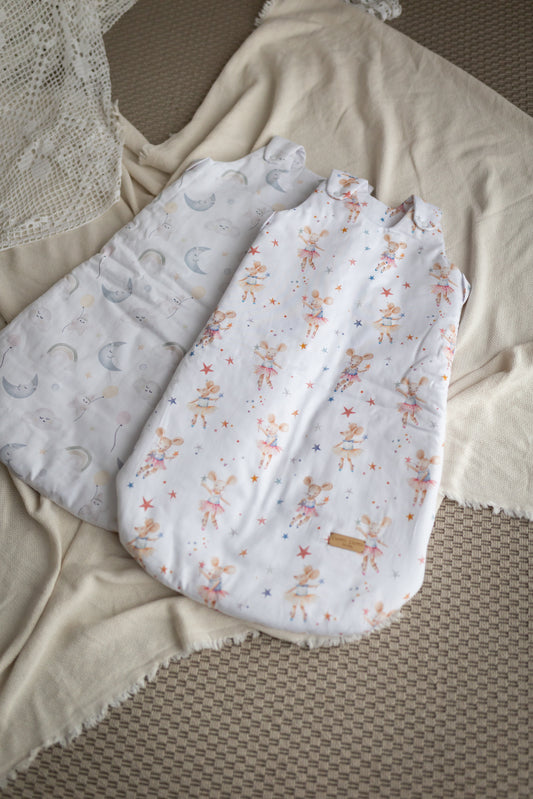 Śpiworek niemowlęcy Chmurki